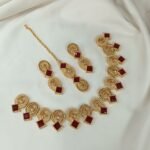 gold-plated necklace set,