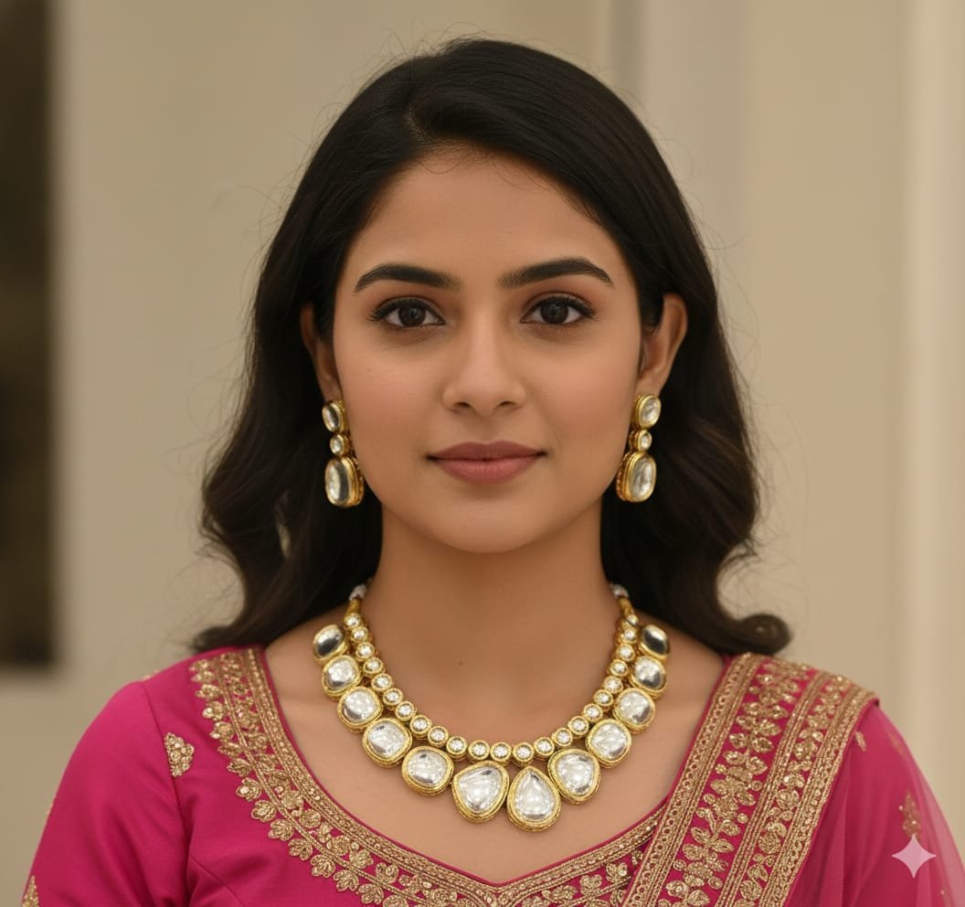 WhatsApp-Image-2026-02-15-at-10.12.56.jpeg Gold Plated Kundan Jadau Ethnic Jewellery Set - Image 1