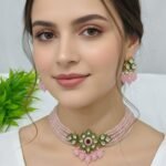 Indian best quality choker necklace set for women