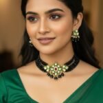 Indian best quality choker necklace set for women