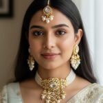 Gold Kundan Necklace Set