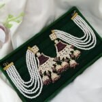 earrings are designed in a traditional Multani style