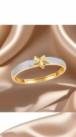 gold-toned starfish charm bracelet