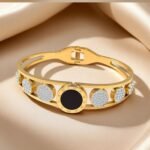 gold-plated stainless steel bracelet