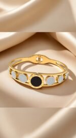 gold-plated stainless steel bracelet