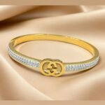 Gucci Blondie crystal bangle bracelet