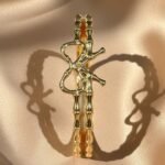 a pair of bamboo hoop