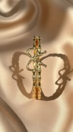 a pair of bamboo hoop