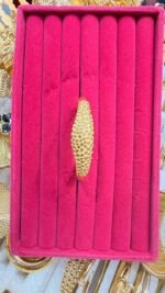 gold-plated beaded dome bracelet - Image 2