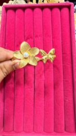 golden flower and butterfly bracelet - Image 2