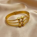 stainless steel 18K gold-plated bracelet