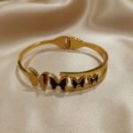 stainless steel 18K gold-plated bracelet