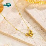 gold-plated stainless steel necklace