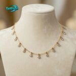 পাথর লকেট গোল