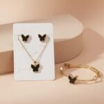butterfly jewelry set,