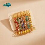 gold-plated saree or dupatta pins