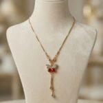 fashionable  butterfly locket necklace