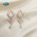 Stone earring