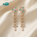 Stone earring